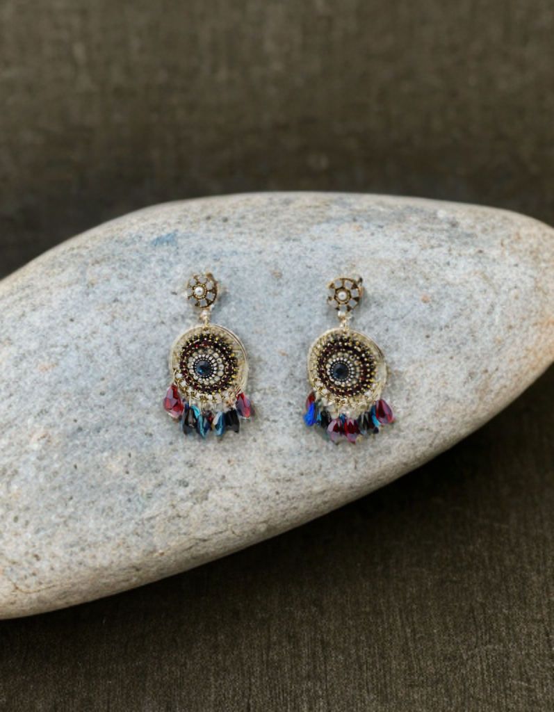 Bohemian Charm Beaded Earrings