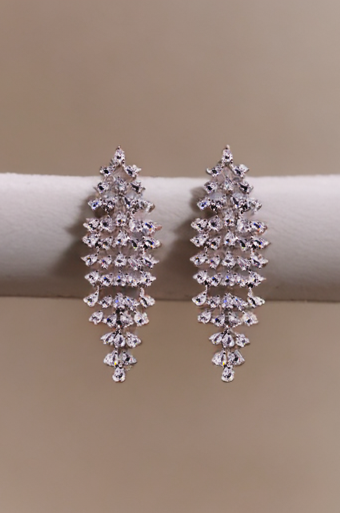 Diamond Radiance Drop Earrings