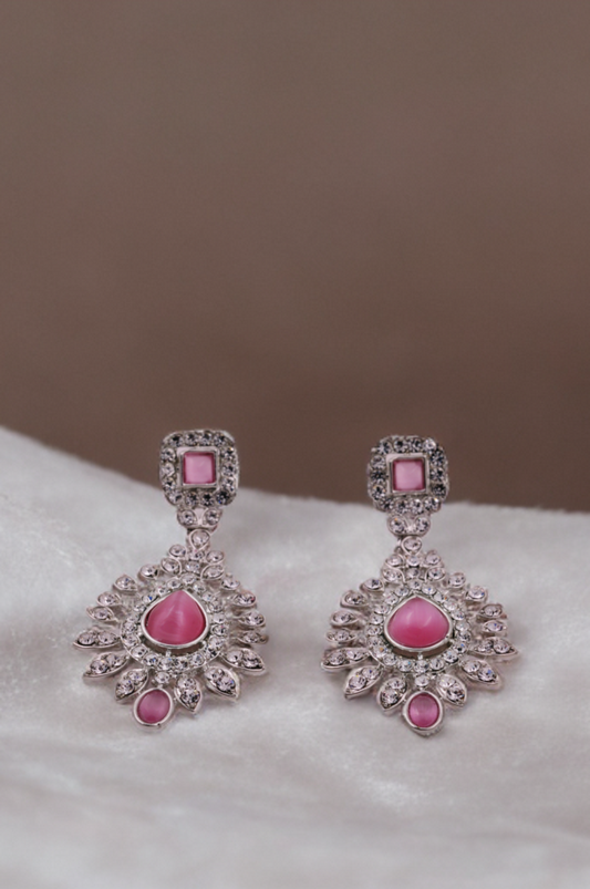 Timeless Elegance Gemstone Drop Earrings