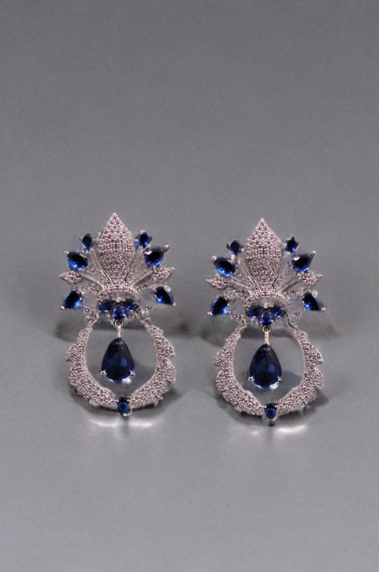 Vintage Glamour Crystal Earrings