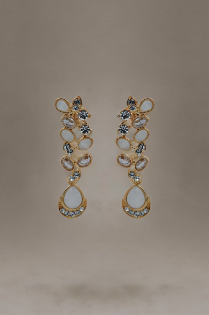 Peaarl Celestial Raindrop Earrings