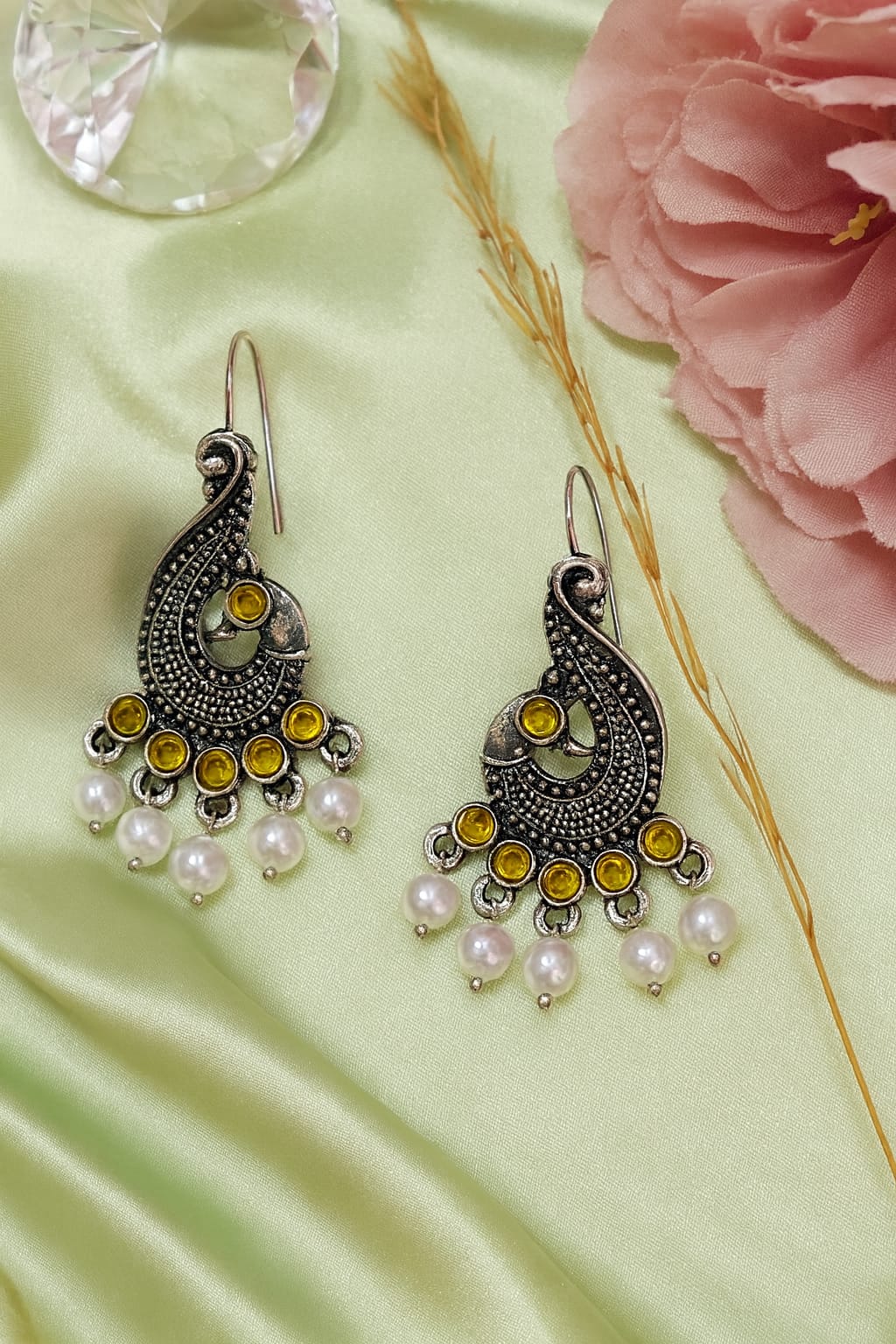 Yellow Radiant Swirls