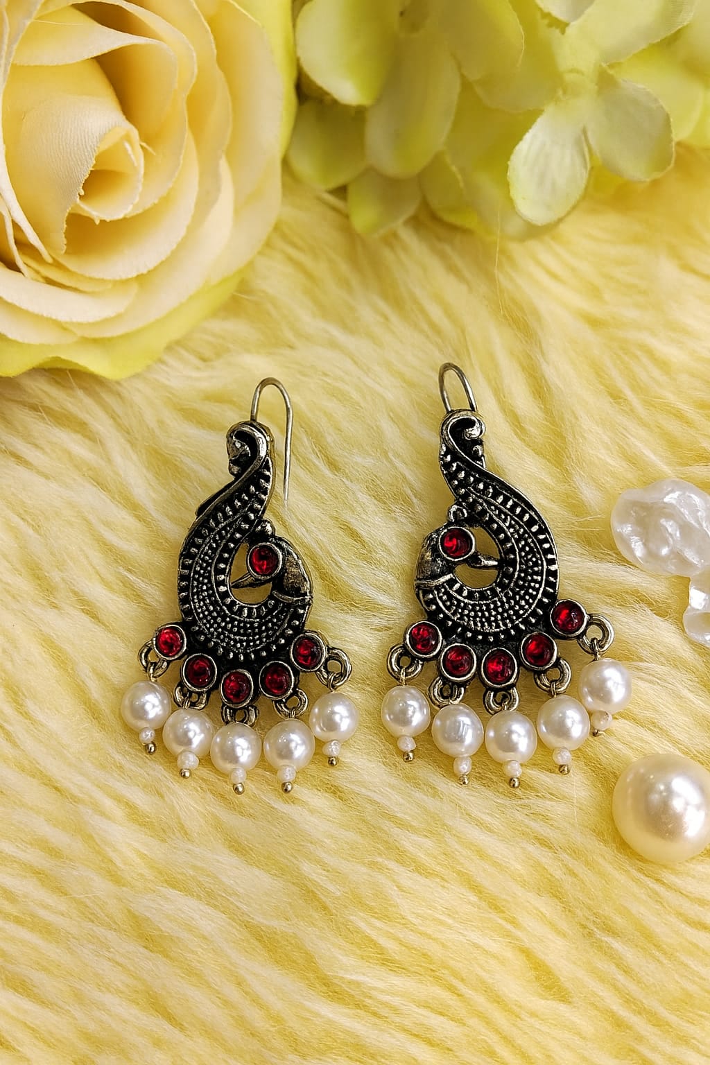 Maroon Radiant Swirls