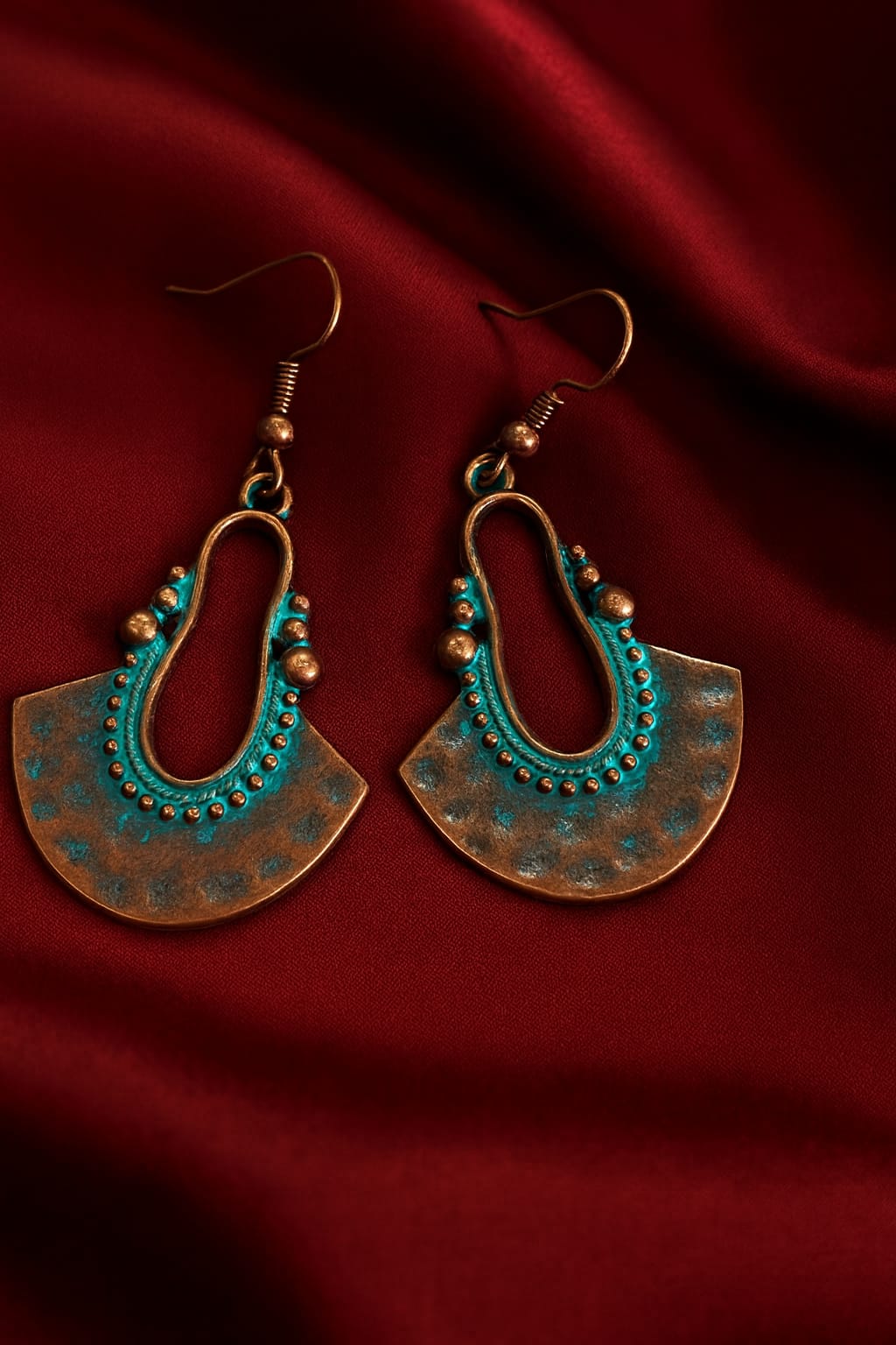 Antique Ocean Charm Earrings
