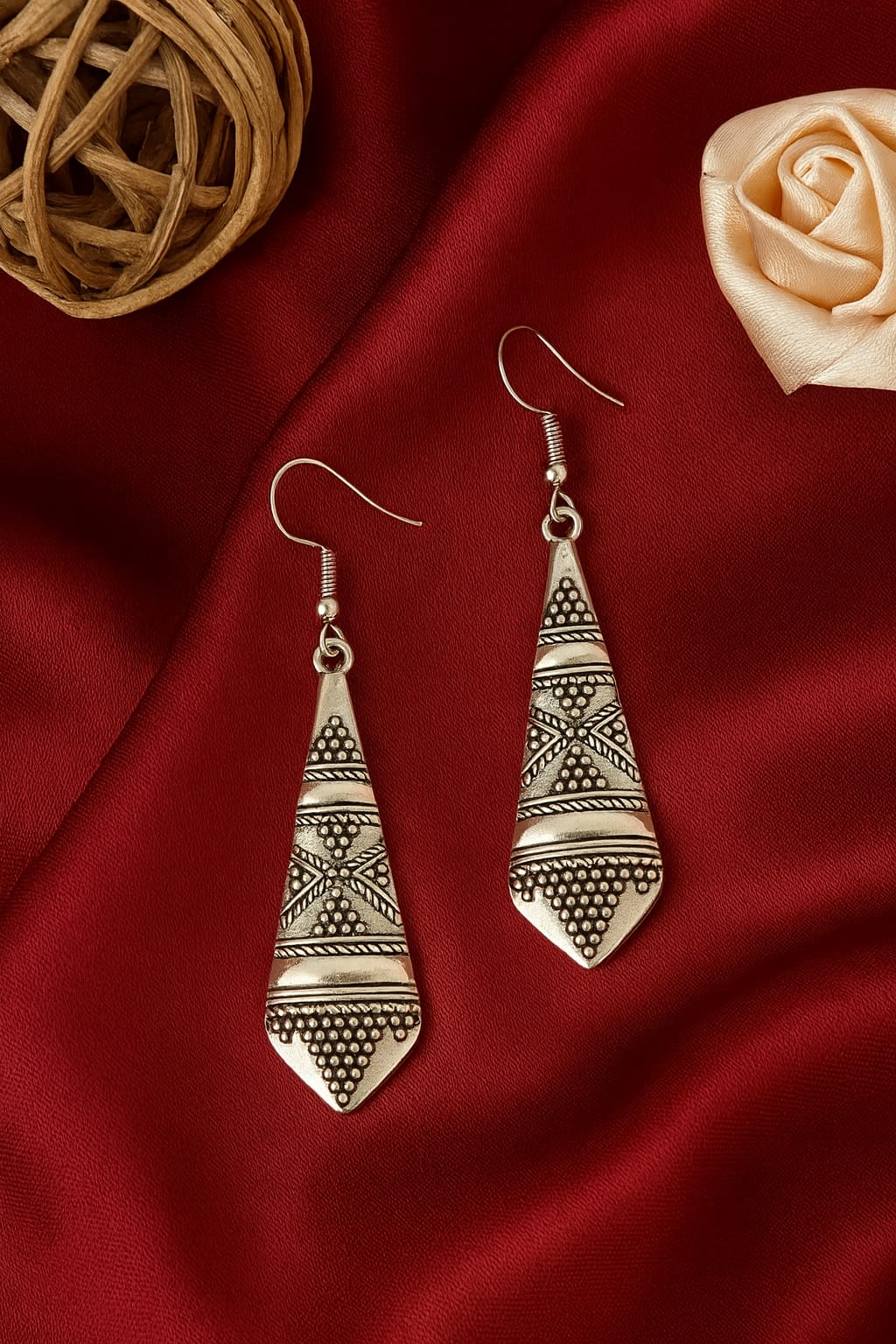 Silver Aura Tribal Drops