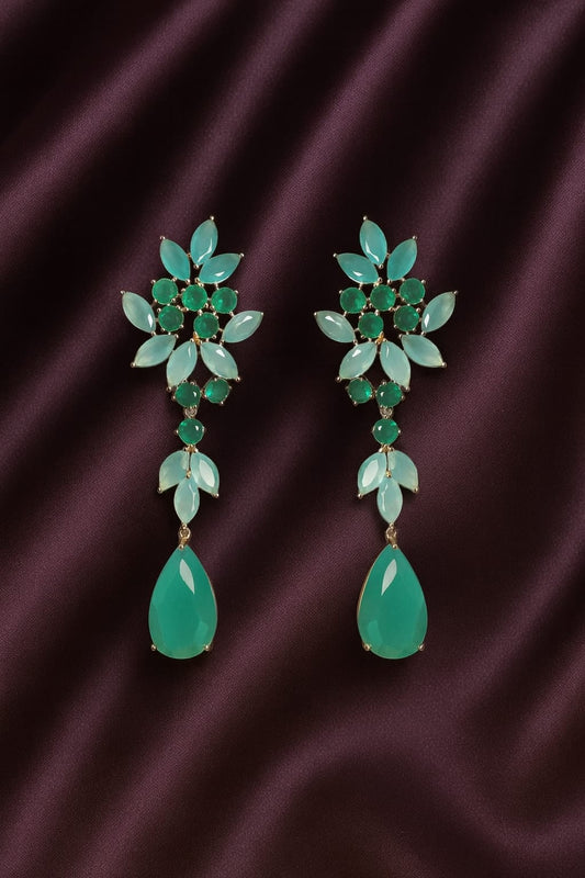Aqua Royale Statement Earrings