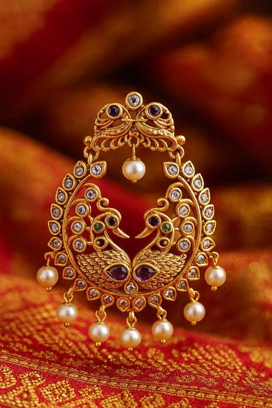 Rajasi Mayura Jhumkas
