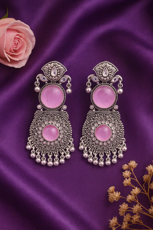 Gulbahar Silver Radiance Earrings