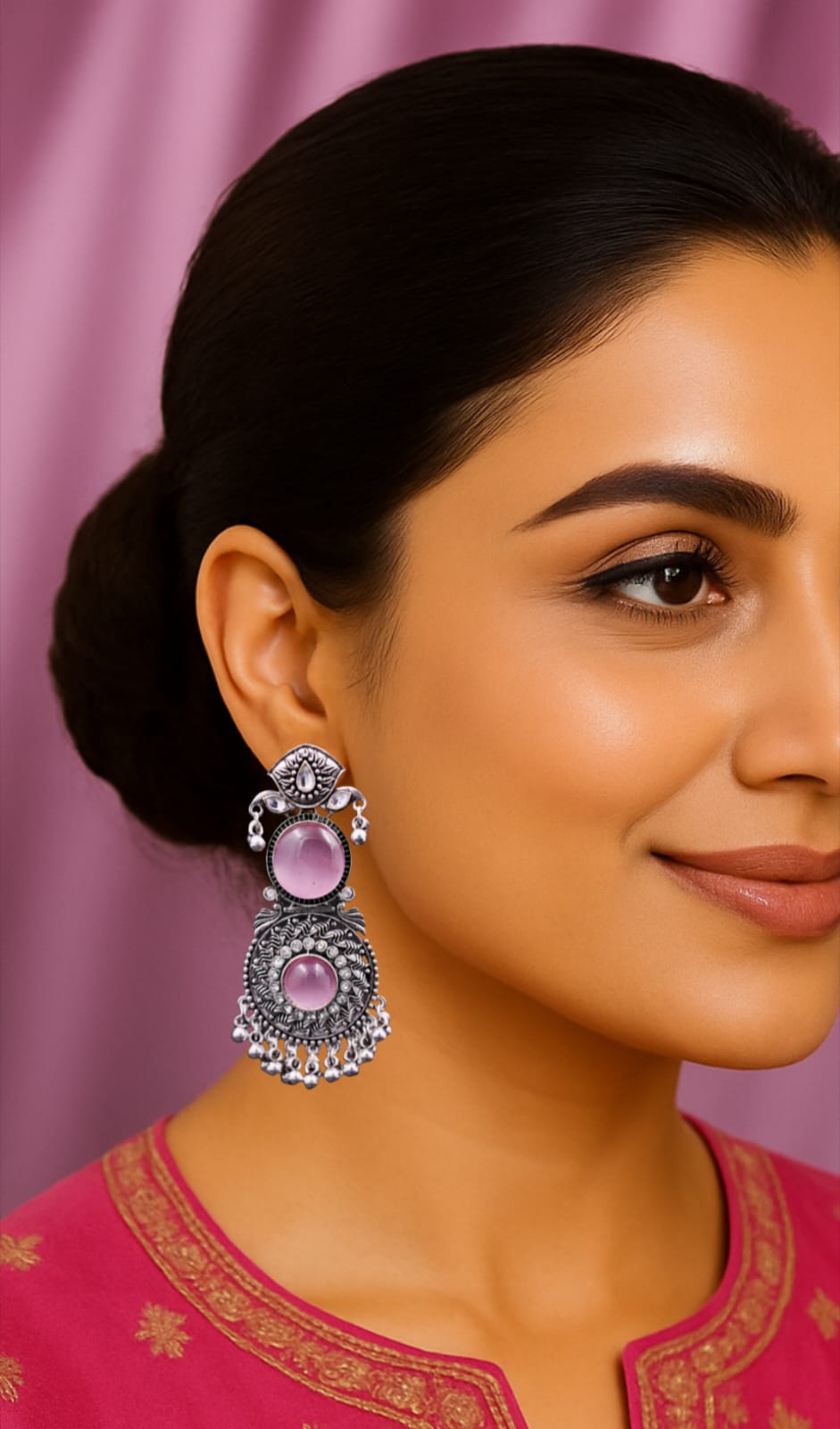 Gulbahar Silver Radiance Earrings