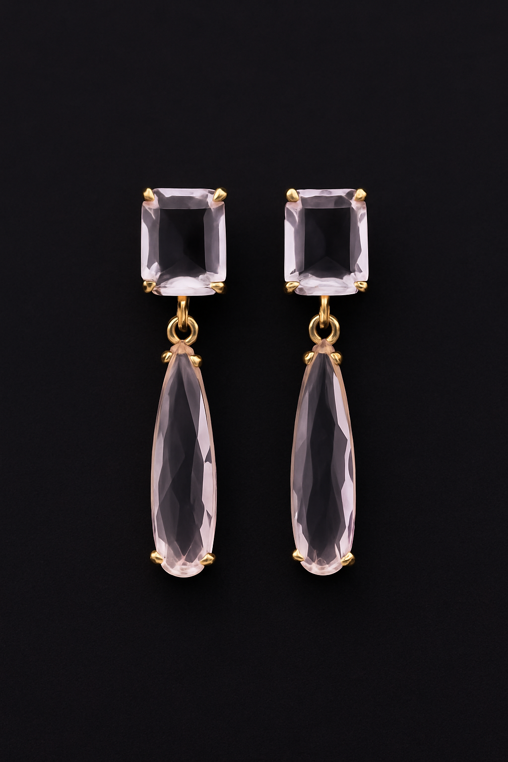 Crystal Elegance Drop Earrings